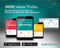 MOXA, 새로운 모바일 네트워크 모니터링 앱,MXview ToGo 출시